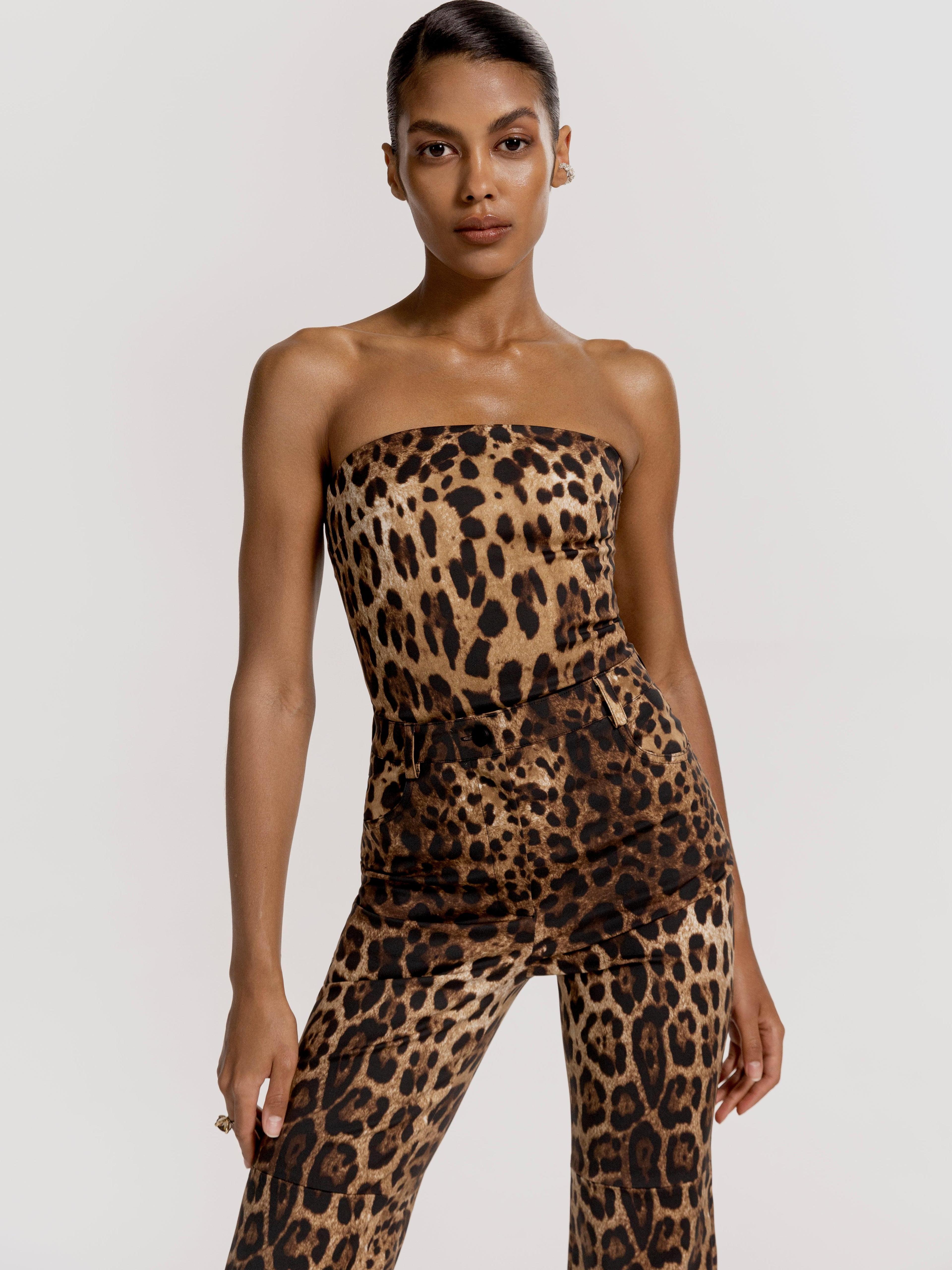 Bundle: Killa bandeau in Leopard + Killa pants in Leopard Product Image