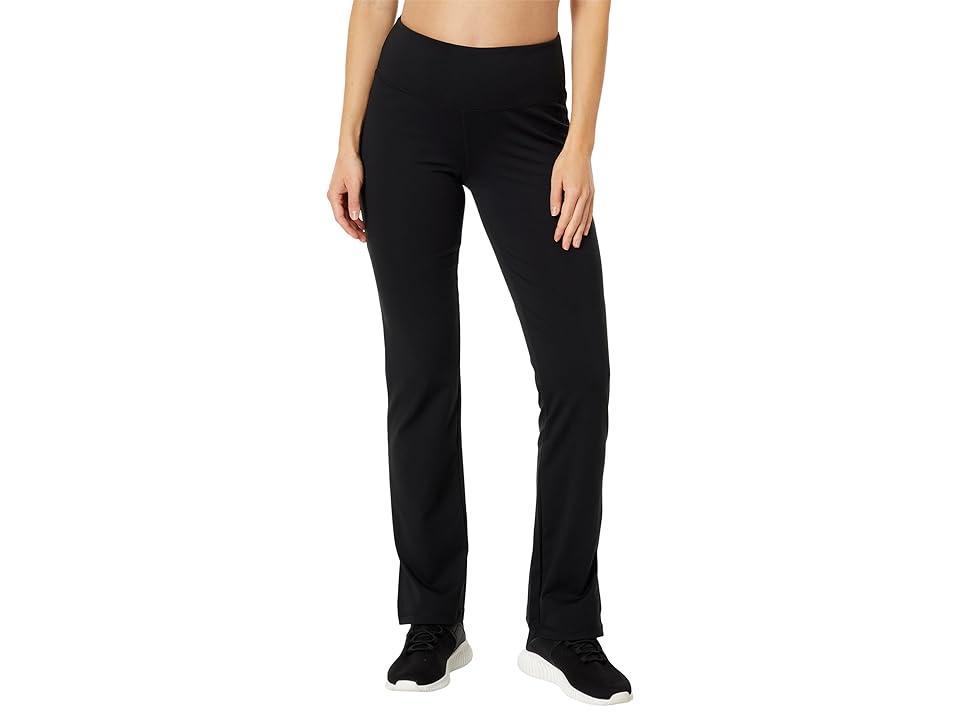 Jockey Active High-Waist Rib Flare with Wicking (Deep ) Women's Casual Pants Product Image