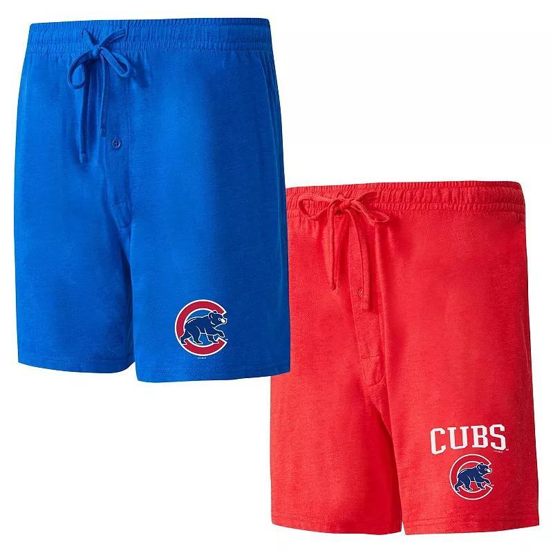 Mens Concepts Sport Royal/Red Chicago Cubs Two-Pack Meter Sleep Shorts Product Image