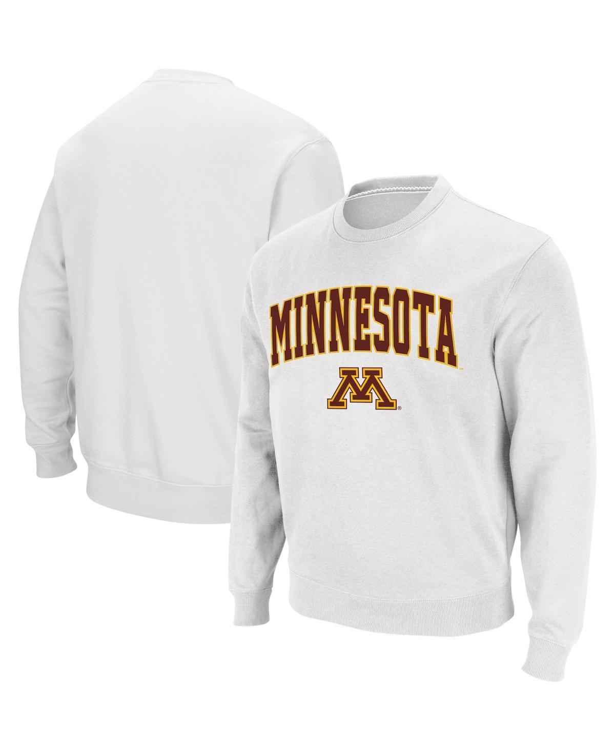 Colosseum Mens Minnesota Golden Gophers Arch & Logo Crew Neck Sweatshirt Product Image