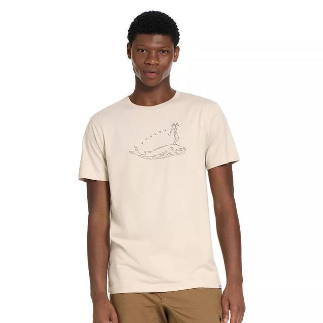 Mens Hurley Breeze Graphic Tee Ivory Product Image