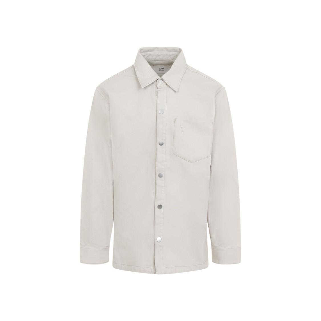 AMI ALEXANDRE MATTIUSSI Ami Paris Shirt In White Product Image