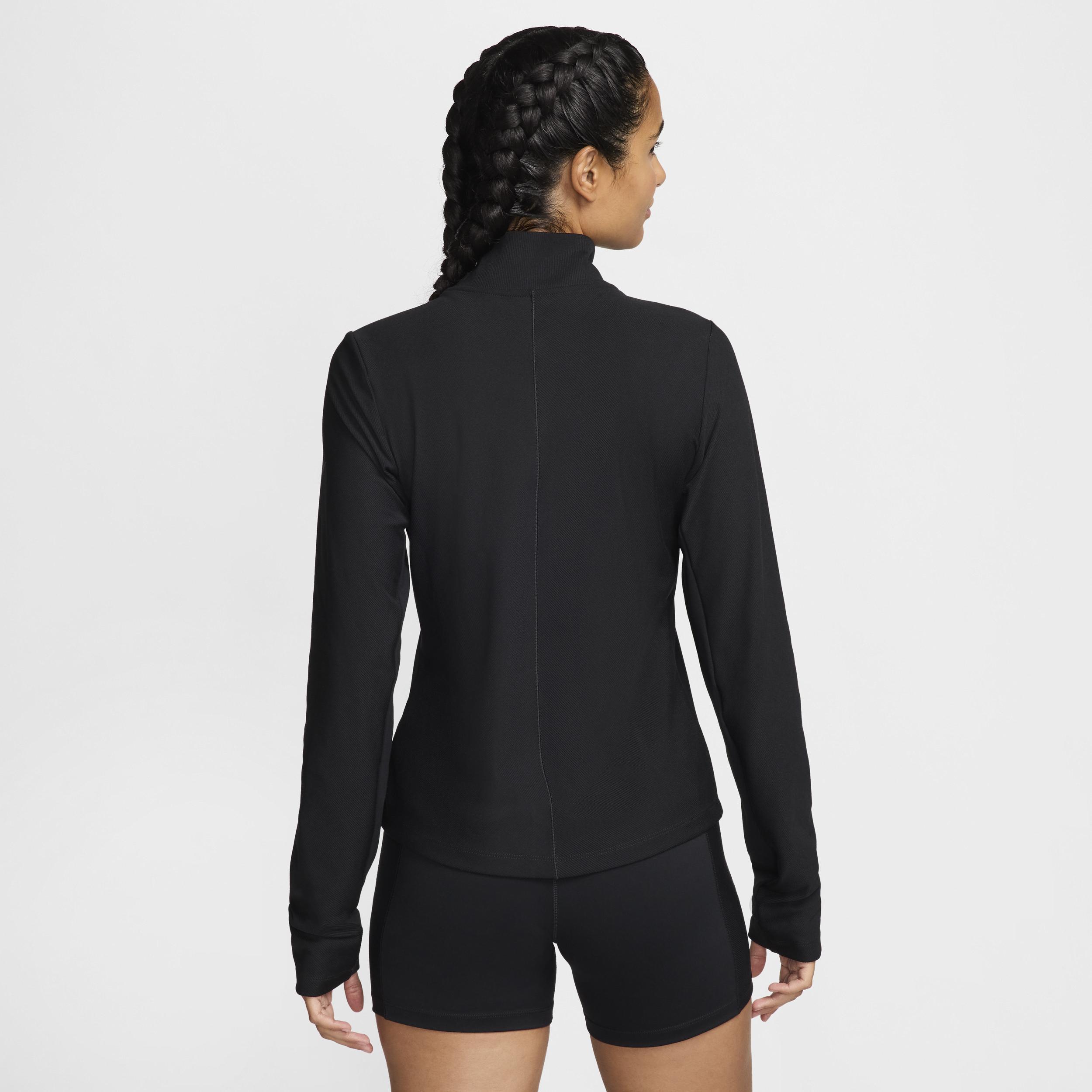 Nike One Rib Women's Dri-FIT Full-Zip Mid Layer Product Image