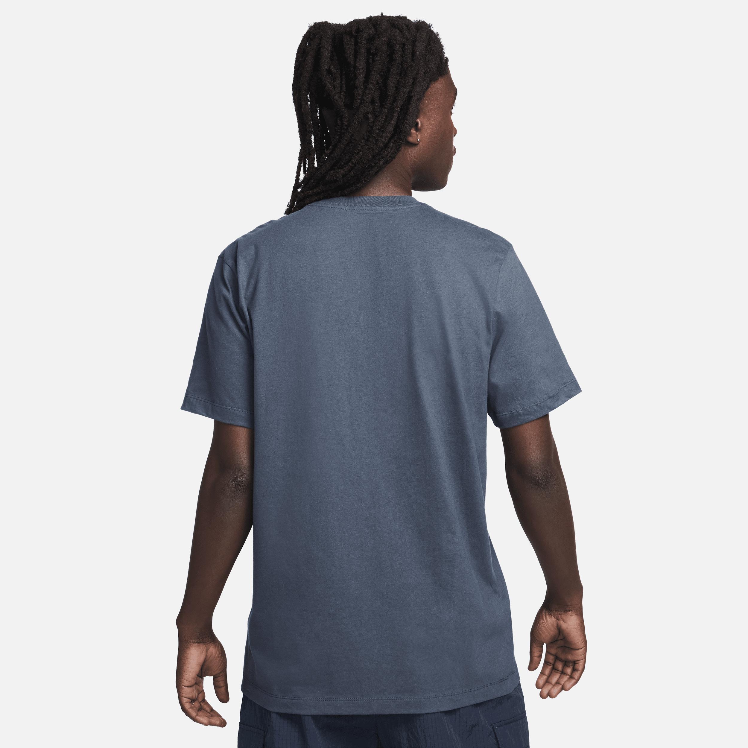 Mens Nike Blue Barcelona Swoosh T-Shirt Product Image