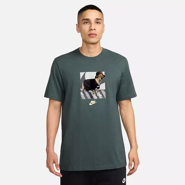 Mens Nike Club Dog Crewneck Graphic Tee Product Image