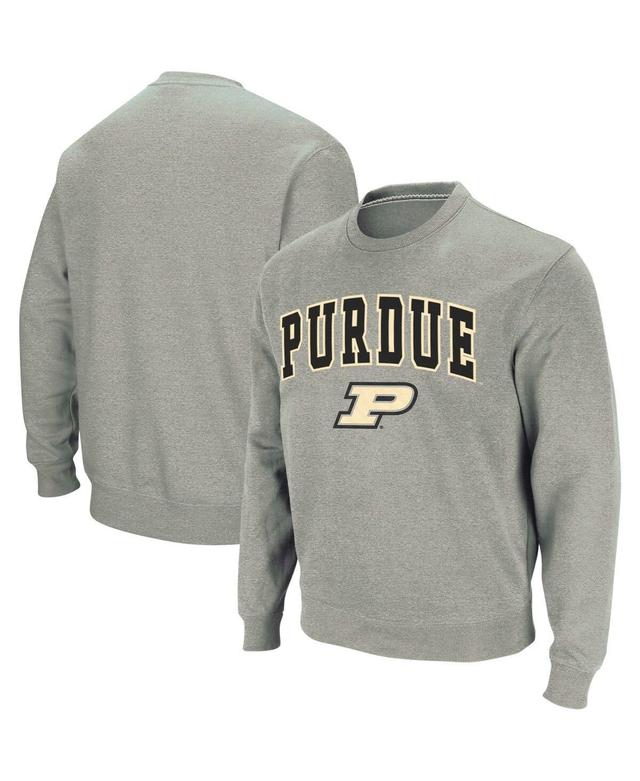 Colosseum Mens Purdue Boilermakers Arch & Logo Crew Neck Sweatshirt Product Image