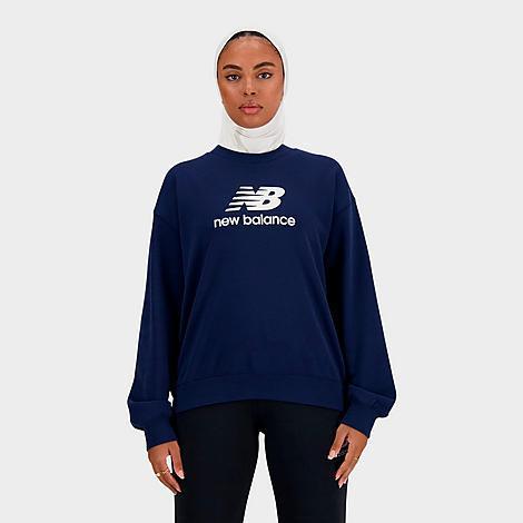 New Balance Women's Sport Essentials French Terry Logo Crew Product Image