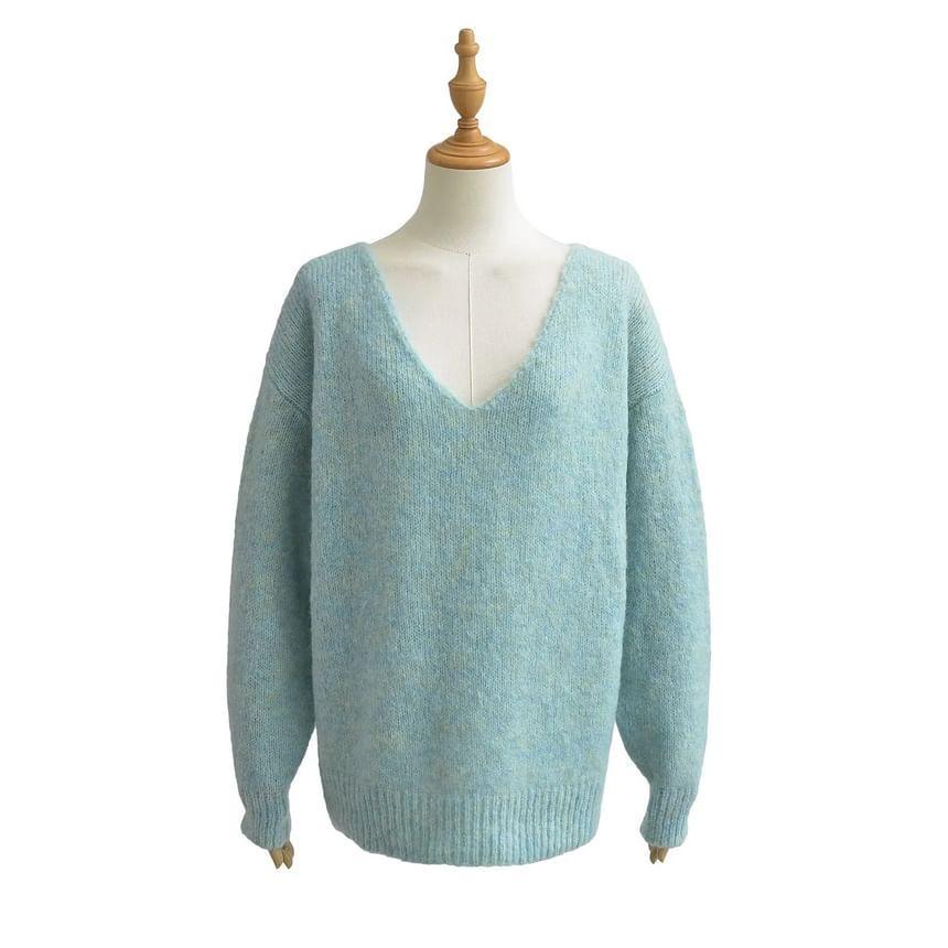 V-Neck Oversized Sweater product image