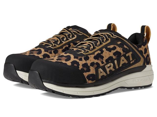 Ariat Outpace CT (Leopard Print) Women's Shoes Product Image