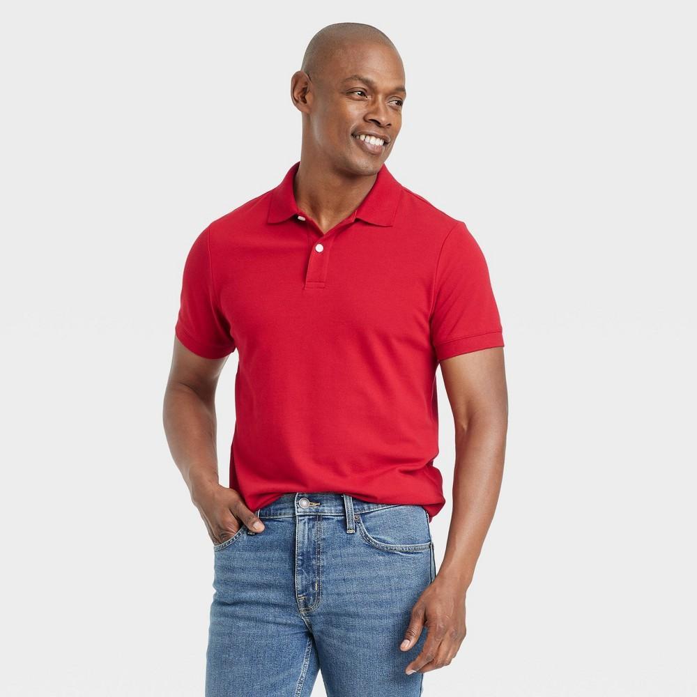 Mens Every Wear Loring Polo Shirt - Goodfellow & Co Red Velvet XXL Product Image