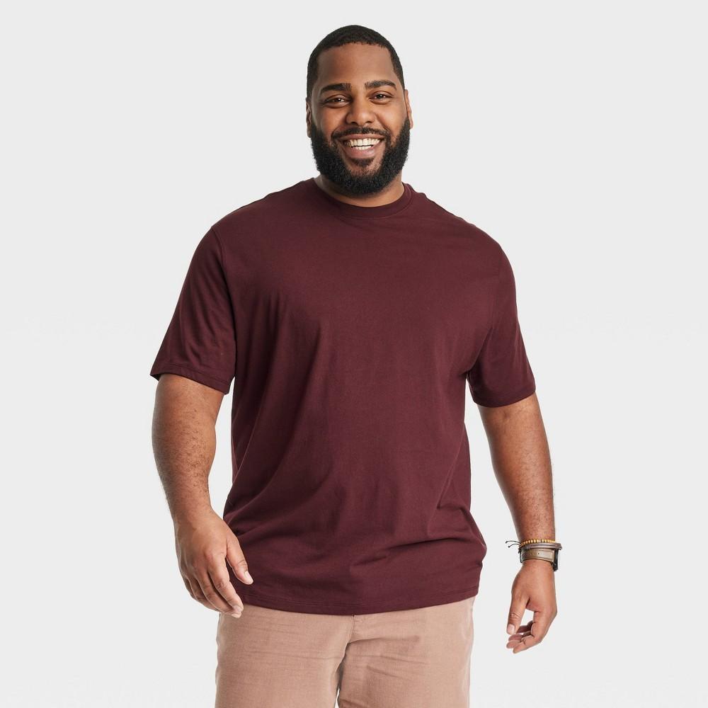 Mens Big & Tall Every Wear Short Sleeve T-Shirt - Goodfellow & Co Pomegranate Mystery XXLT Product Image