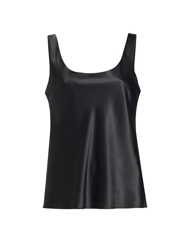 Womens Glamour Stretch Satin Tank Product Image