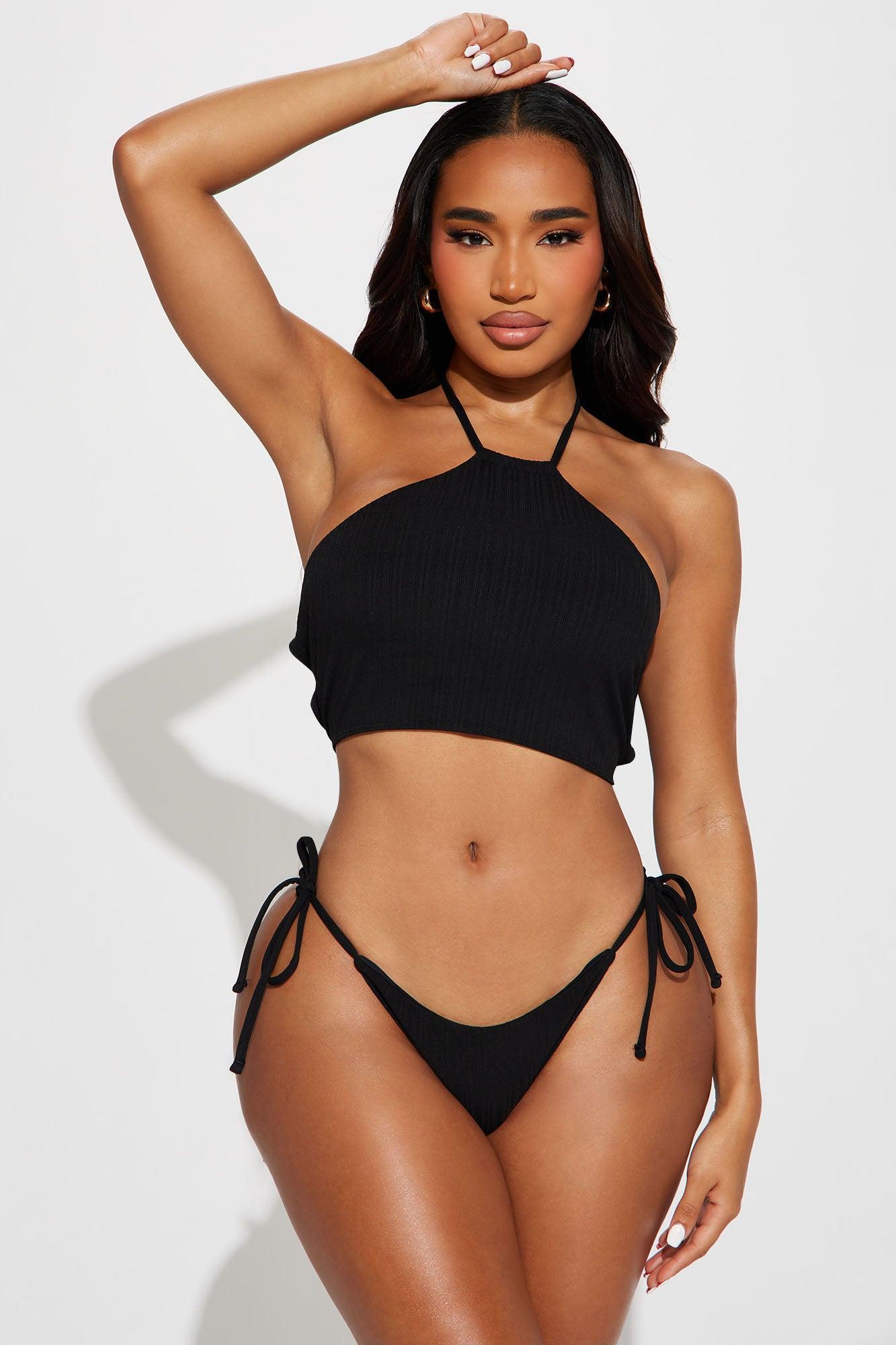 Summer On The Island 2 Piece Bikini - Black Product Image