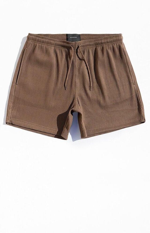 Men's Ribbed Shorts - Product Image