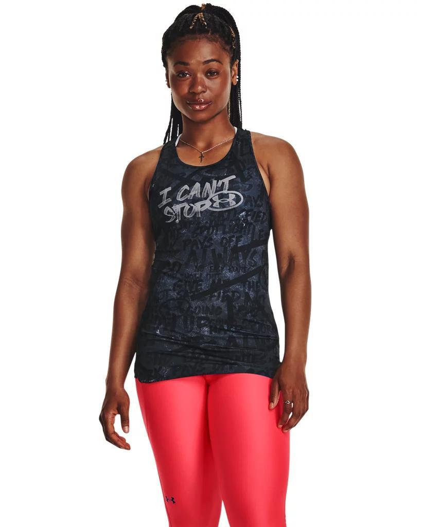 Women's HeatGear® Message Compression Tank Product Image