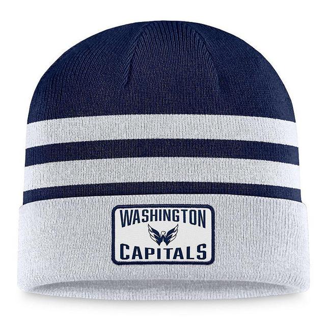 Mens Fanatics Branded Gray Washington Capitals Cuffed Knit Hat Product Image