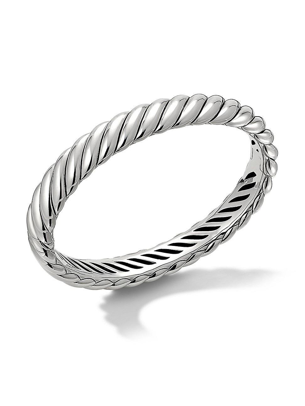 Womens Sculpted Cable Bracelet Product Image