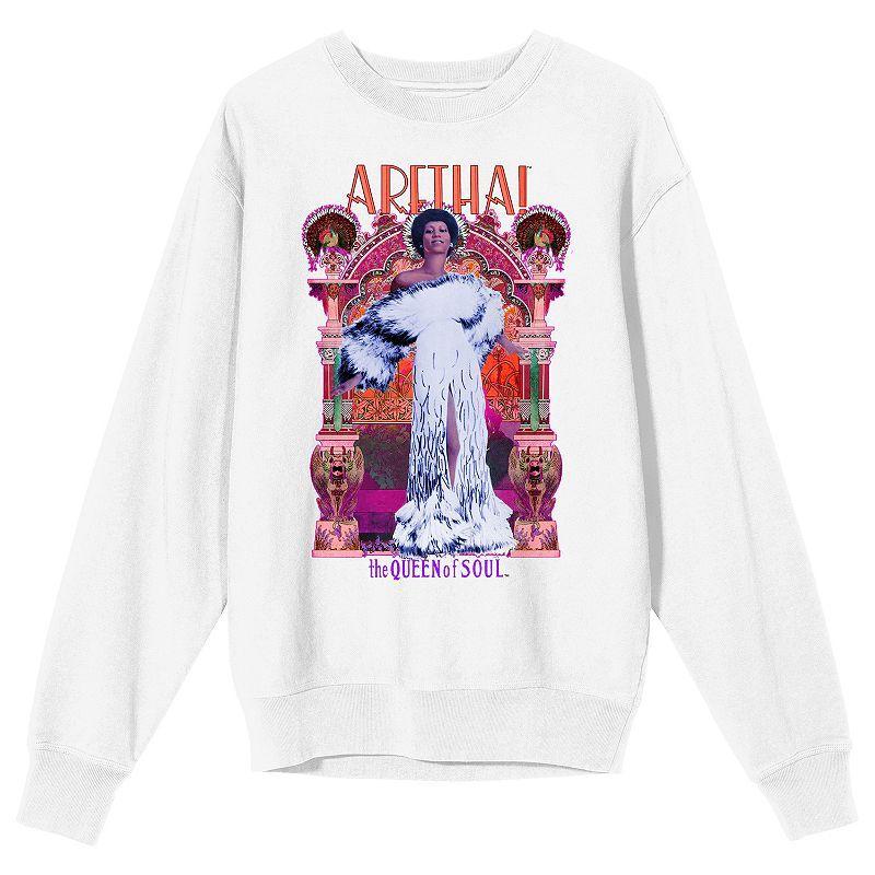 Mens Bioworld Aretha Franklin Queen of Soul Poster Long Sleeve Graphic Tee Product Image