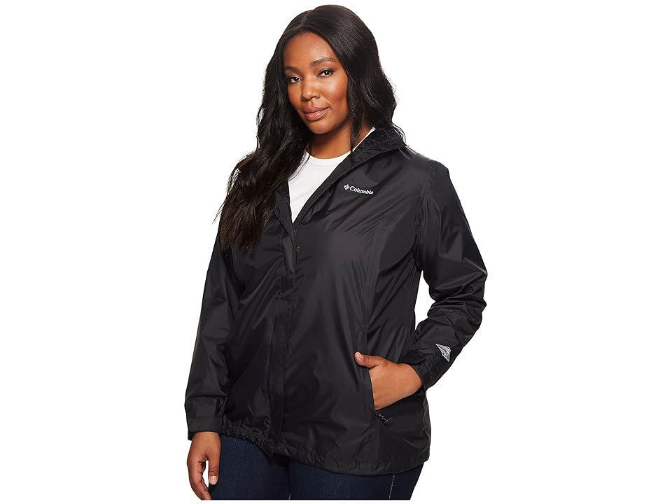 Plus Size Columbia Arcadia II Hooded Packable Jacket, Womens Product Image