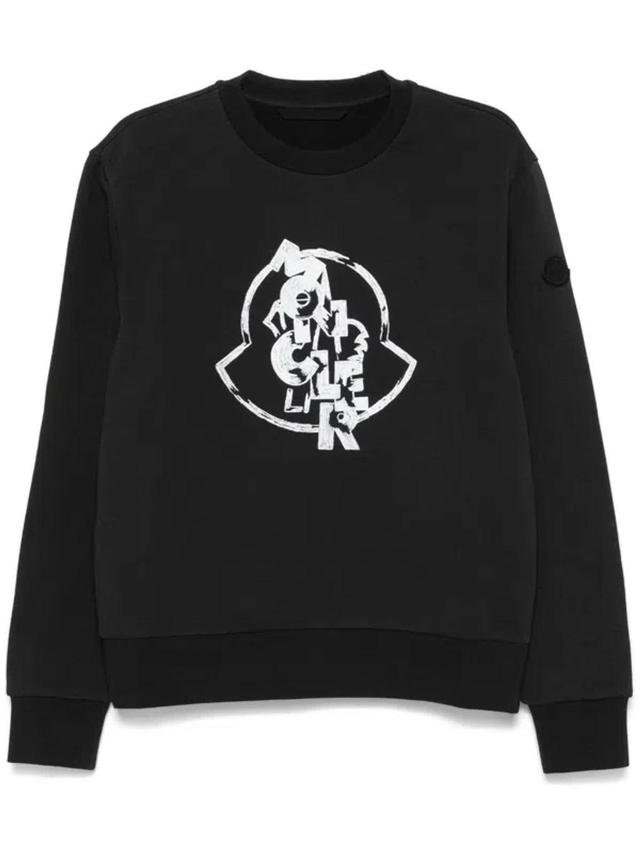 Logo-print Sweatshirt In Black Product Image