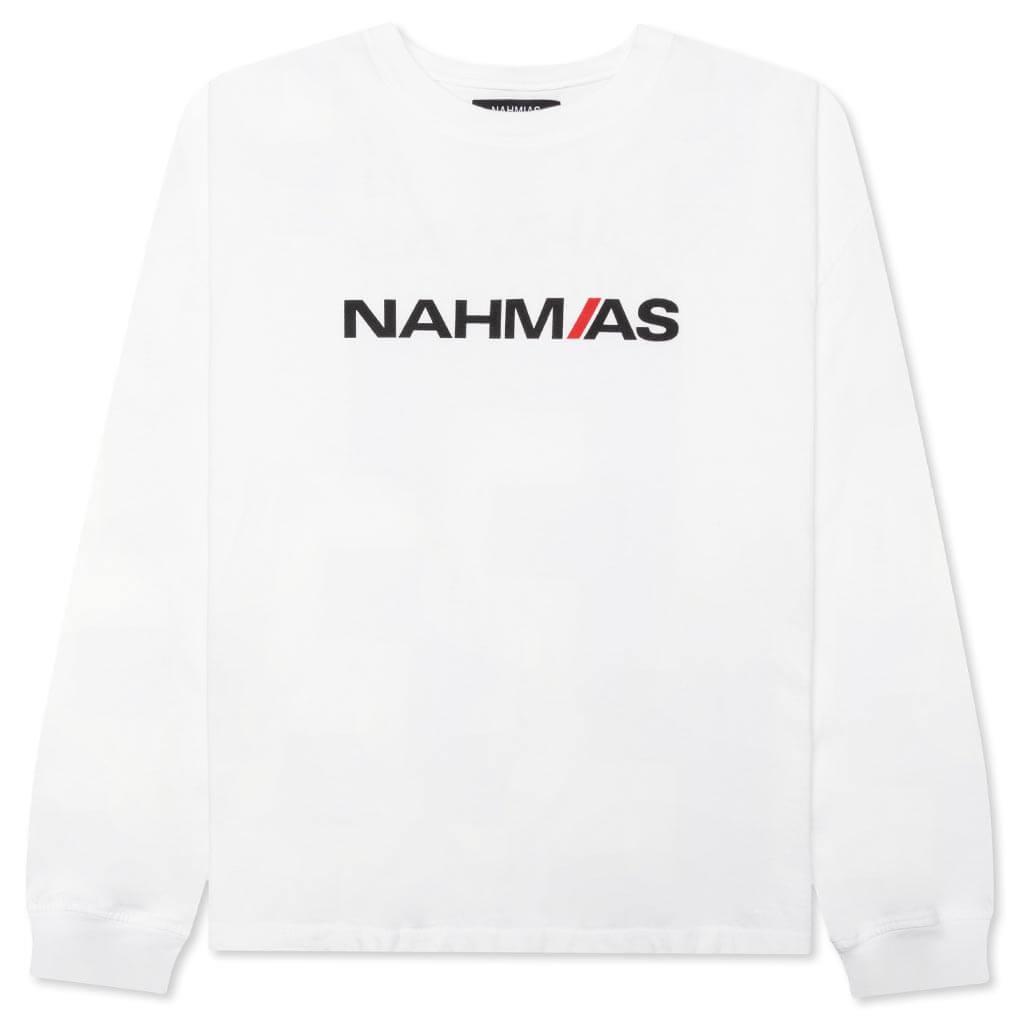 Feature x Nahmias F1 L/S T-Shirt - White Male Product Image