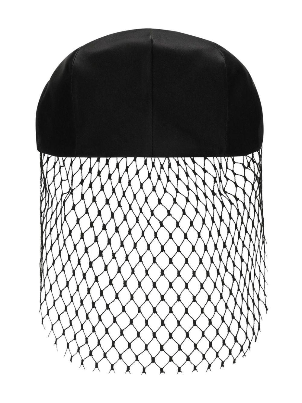 Silk Cap In Black   Product Image