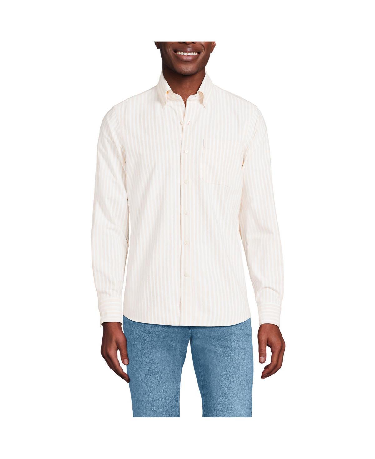 Mens Lands End Button-Down Sail Rigger Oxford Button-Down Shirt Product Image