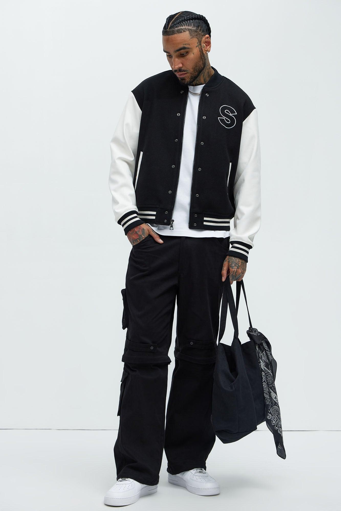 Spearhead Varsity Jacket - Black Product Image