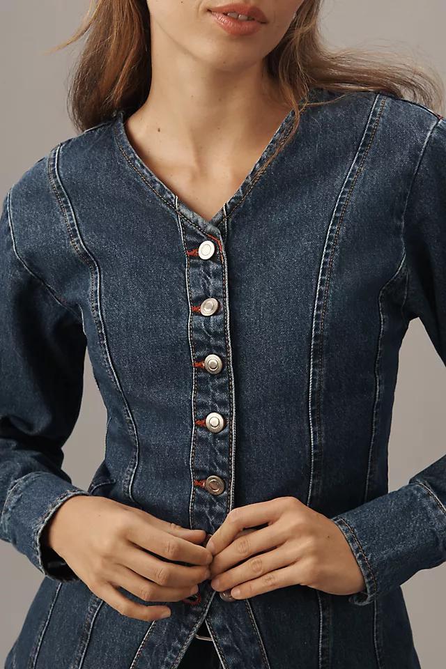 ALIGNE Audrey Long-Sleeve Denim Shirt Product Image