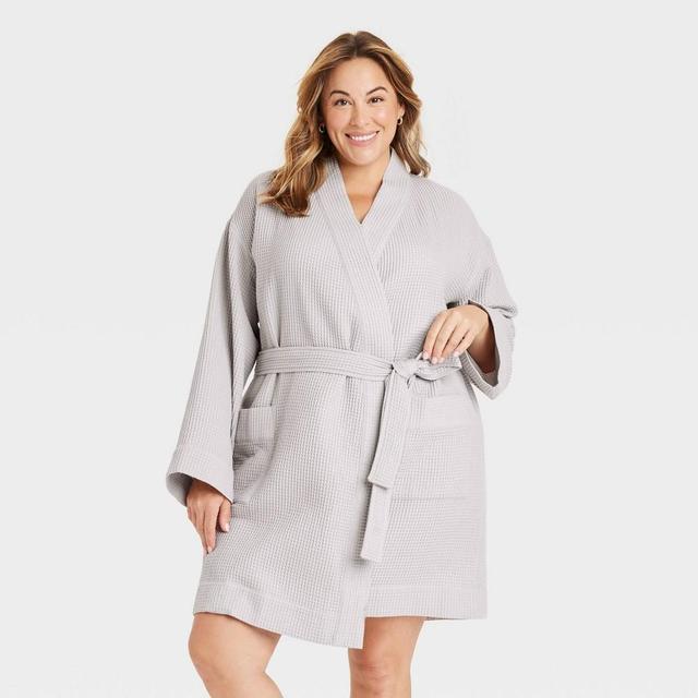 Womens Waffle Robe - Auden Light 1X/2X Product Image