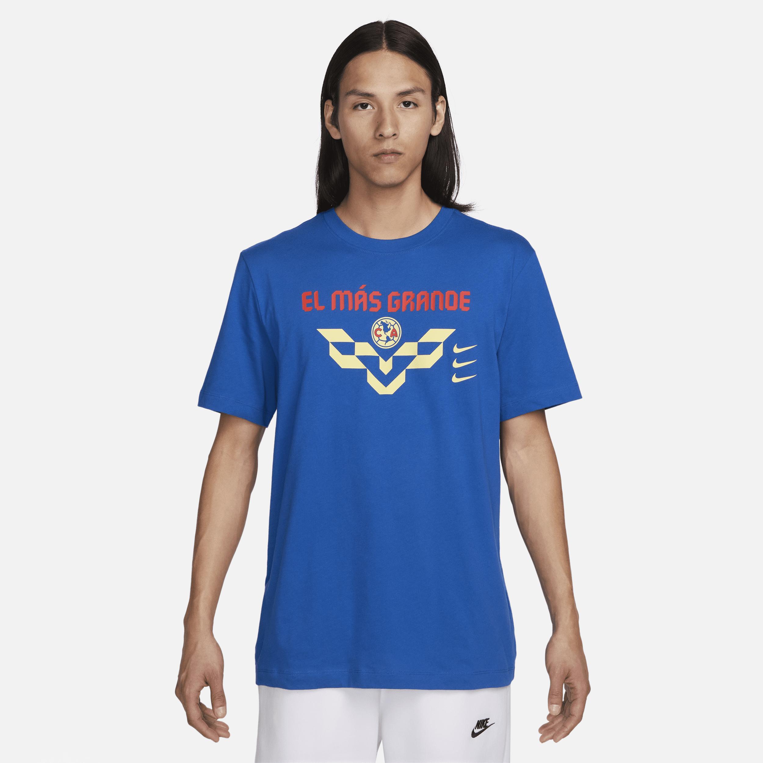 Mens Nike Blue Club America Verbiage T-Shirt Product Image