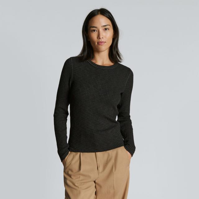 Womens Rib-Knit Crew Sweater by Everlane Product Image