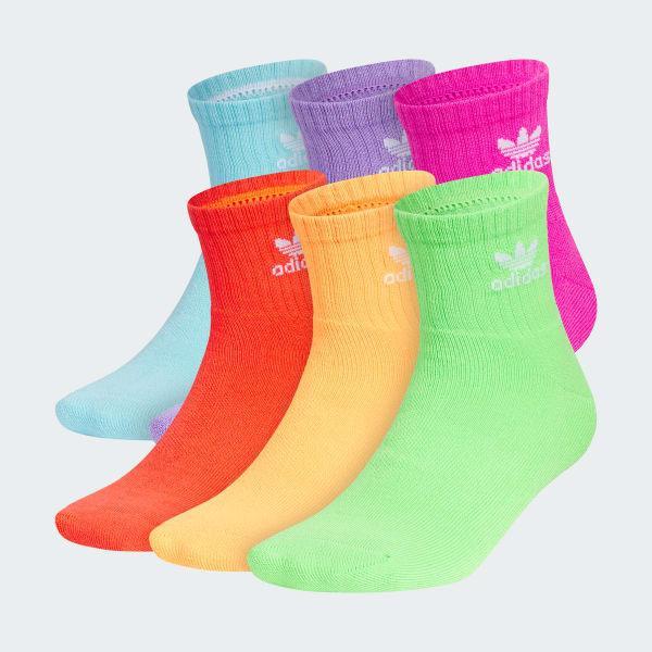 Trefoil Quarter Socks 6 Pairs Product Image