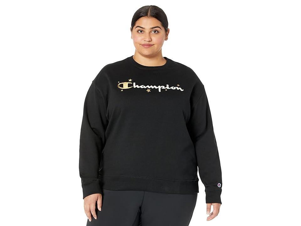 Champion Plus Powerblend Crew Women's Sweatshirt Product Image