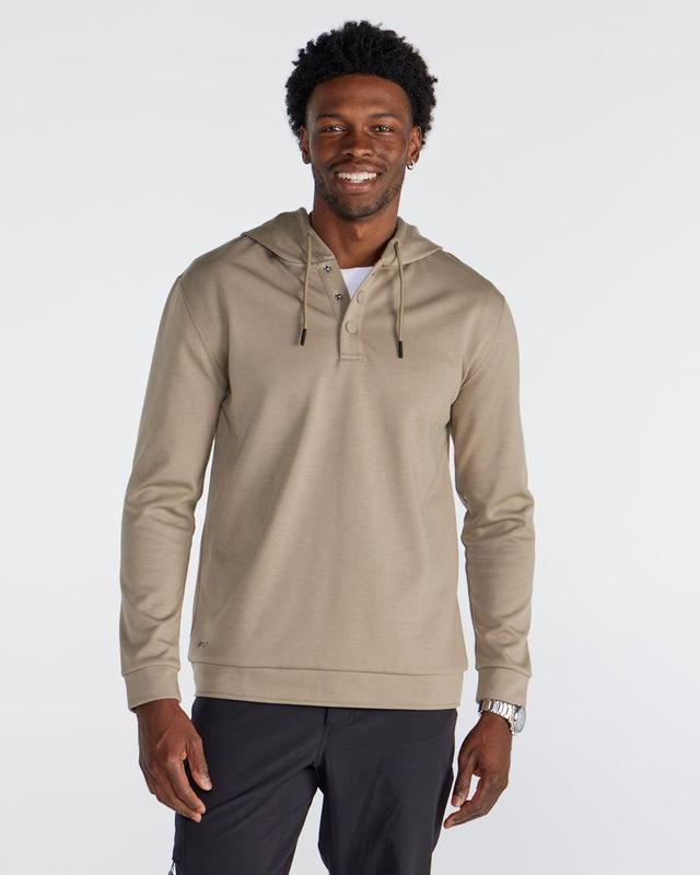 Adventure Fleece Hooded Henley Product Image