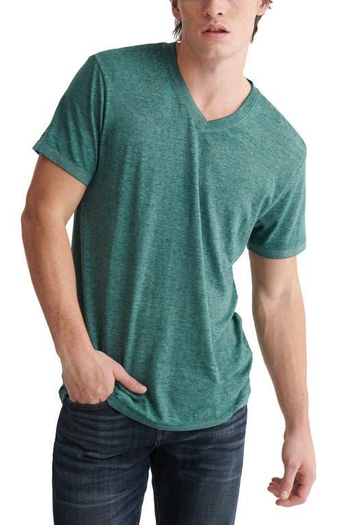 Lucky Brand Short Sleeve Burnout V-Neck T Product Image