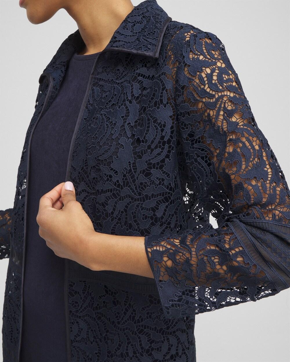 Travelers™ Collection Lace Organza Jacket Product Image