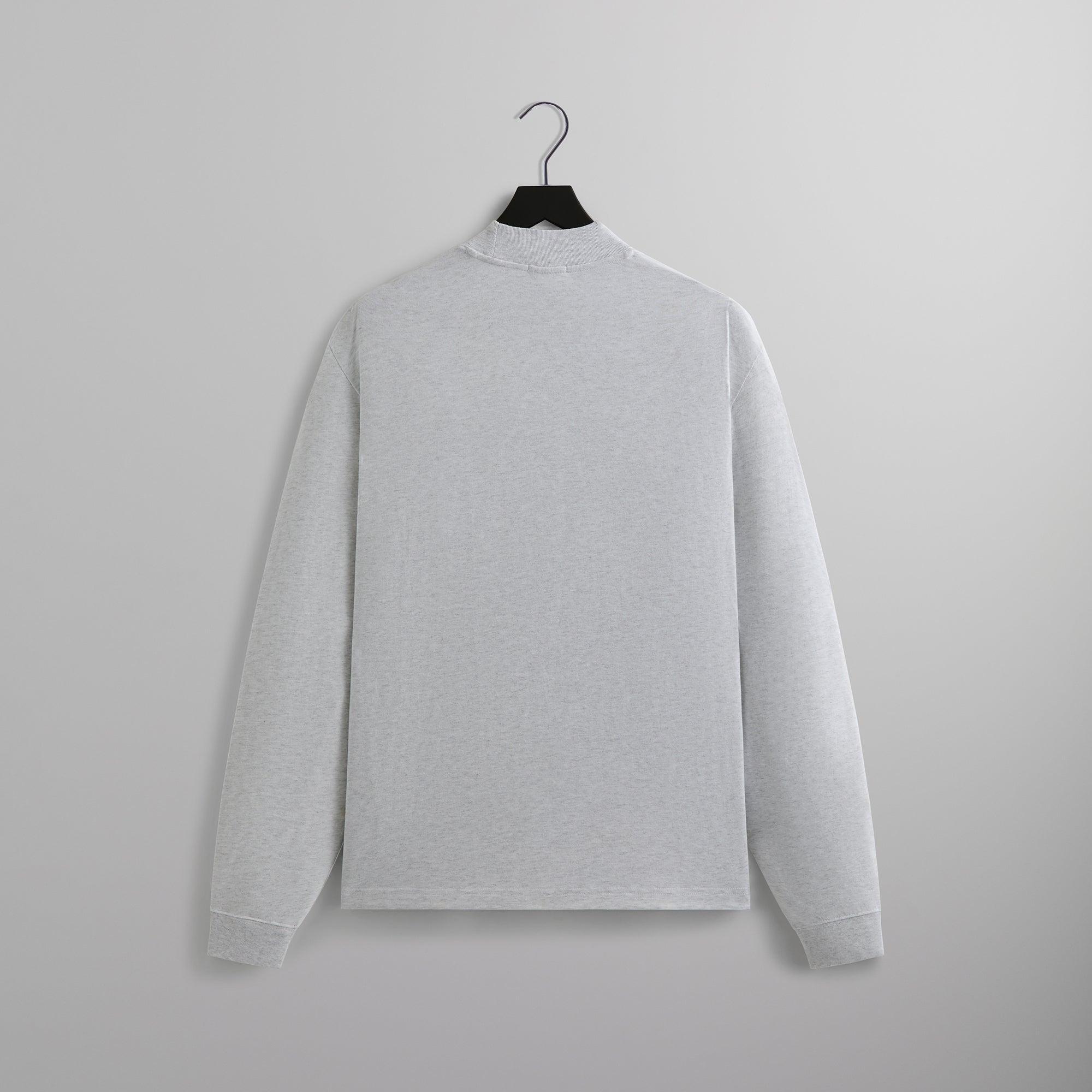 Kith Mock Neck LAX Tee - Light Heather Grey Male Product Image