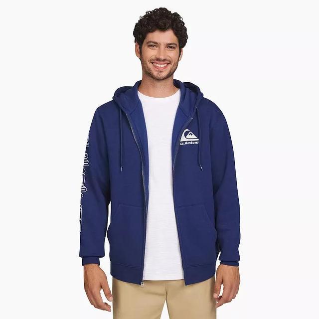 Mens Quiksilver Fleece Zip Up Hoodie Product Image