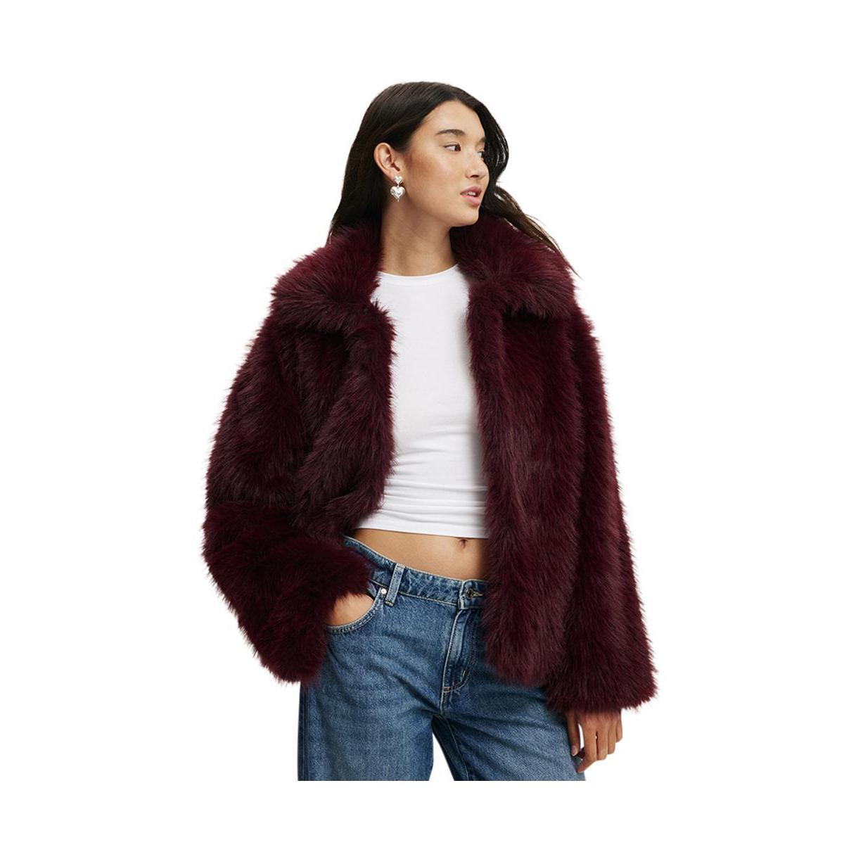 Cotton On Womens Mimi Faux Fur Jacket Product Image