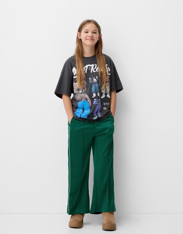 Retro pants with side stripe Product Image