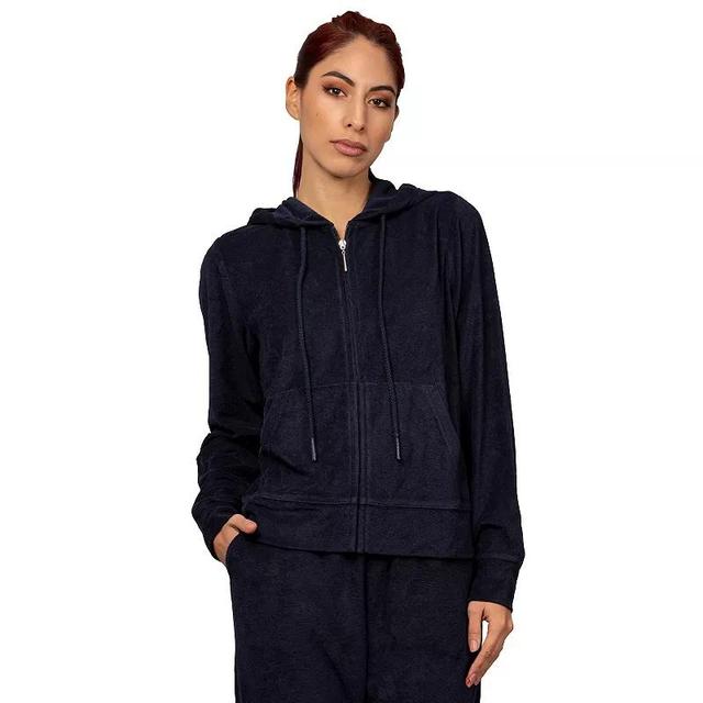 Womens Jordan Taylor French Terry Hoodie Blue Product Image