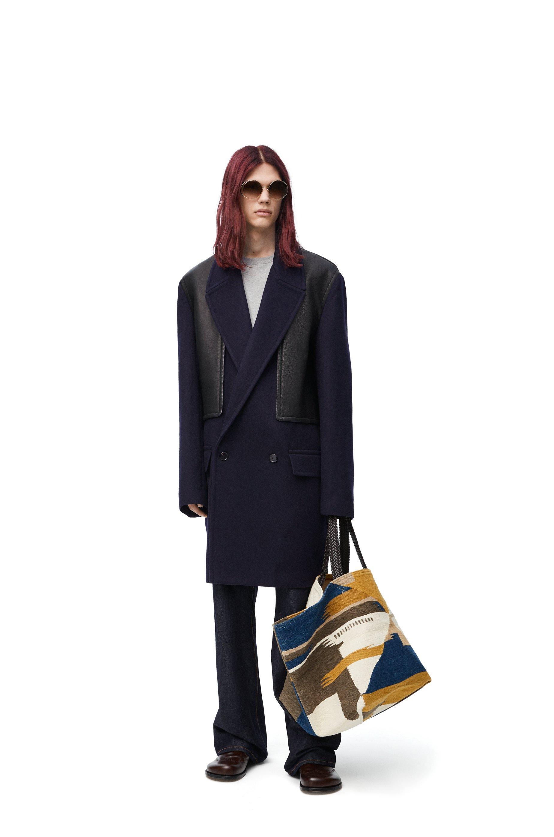 Peacoat in wool and cashmere Product Image