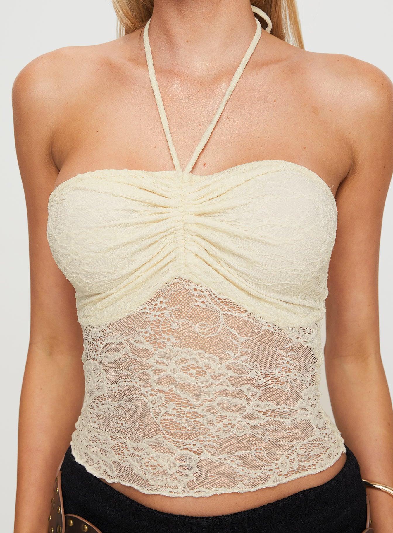 Luciella Lace Top Cream Product Image