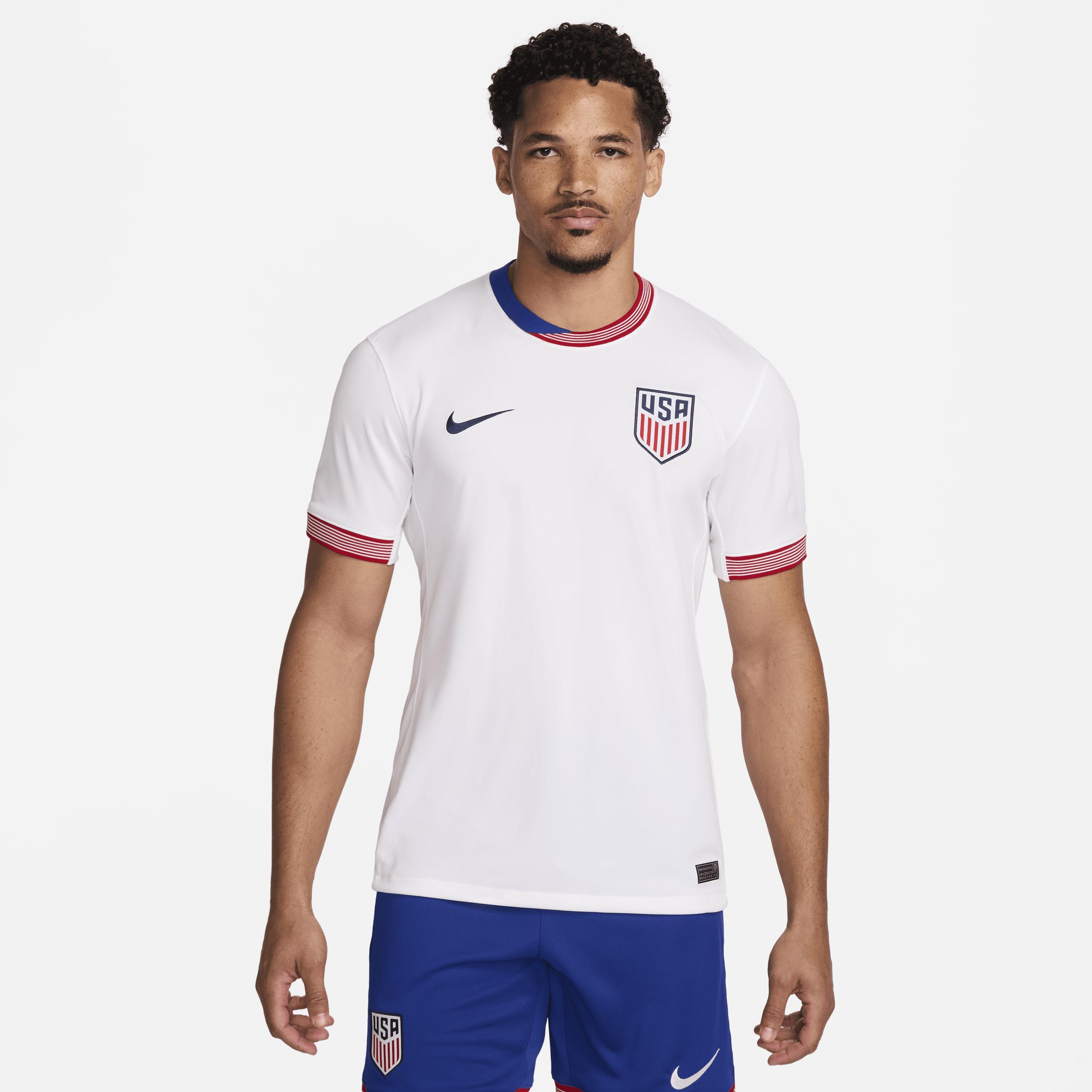 Nike Mens Usmnt 2024 Home Replica Jersey - White Product Image