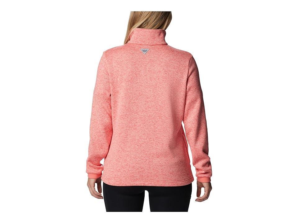 Columbia Reel Cozy 1/4 Zip (Salmon) Women's Clothing Product Image