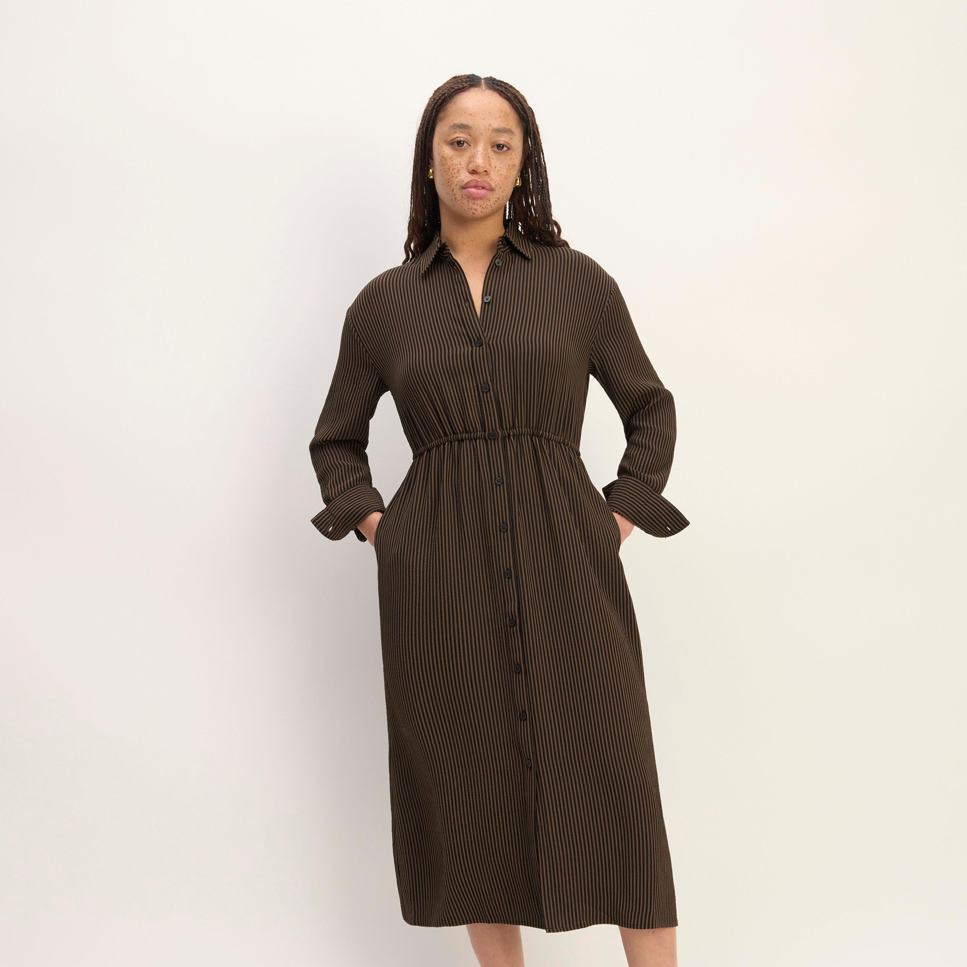 Womens Mini Jacquard Stripe Shirt Dress by Everlane Product Image