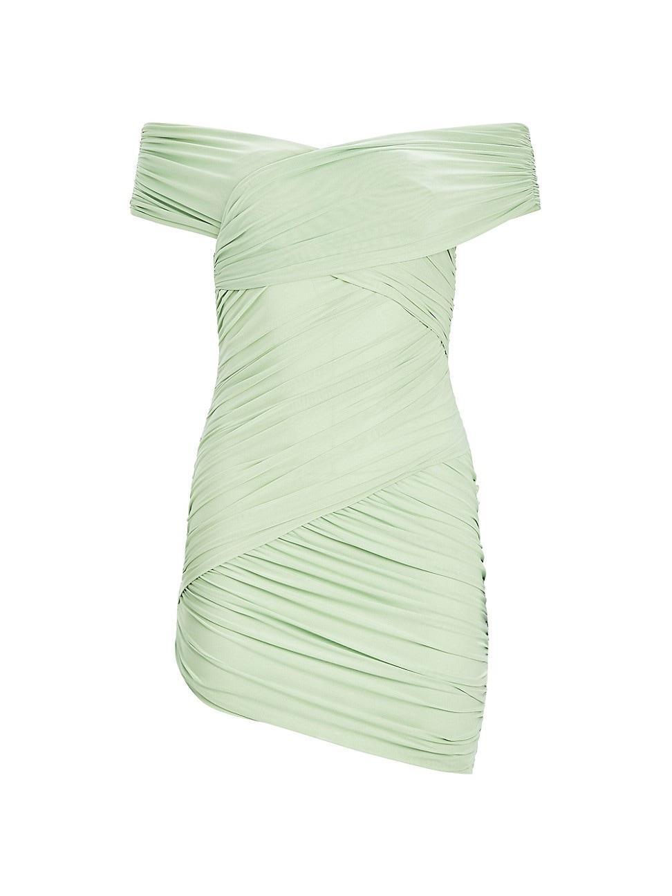 Womens Deniz Mesh Mini Dress Product Image