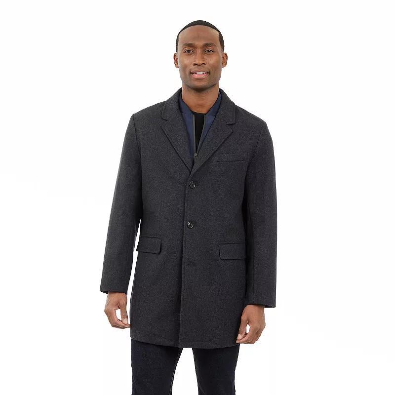 Mens London Fog Wool Blend Car Coat Product Image