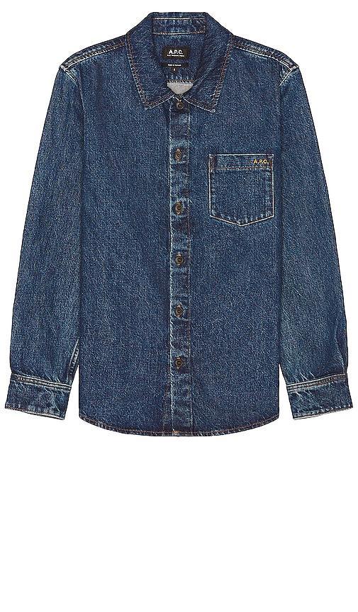 A. p.c. Surchemise Vittorio Stone Washed Denim Jacket Product Image